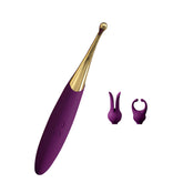 10 powerful vibration modes Low noise vibrator with interchangeable heads